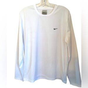 Nike Dri-Fit Advantage Long Sleeve Top White  Adult Lg